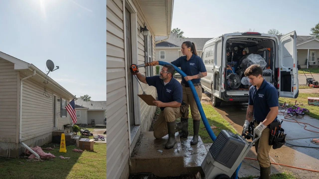 Ceiling Water Damage Restoration in Silverdale, PA near me